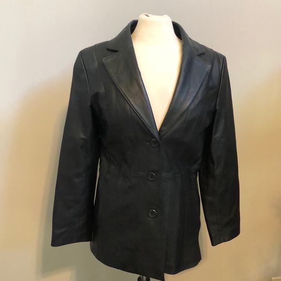 Worthington Jackets & Blazers - Worthington black leather jacket size small